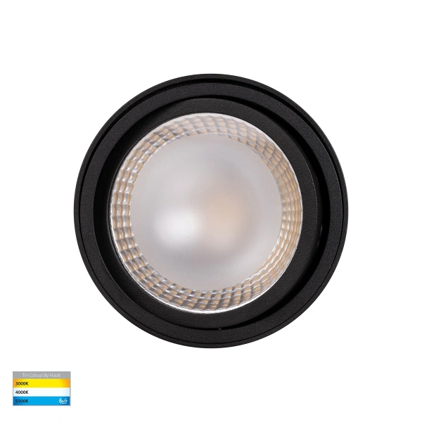 Surface downlight Nella Adjustable 12V 3CCT LED 12W BLK